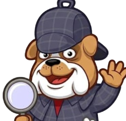 AuFinder detetive acenando com a lupa